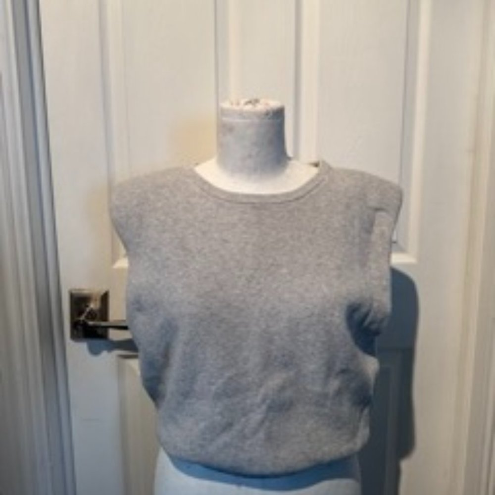 Shoulder Pad Sweater Top